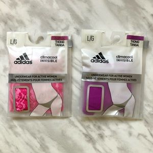 New Adidas large Climacool invisible thong underwear